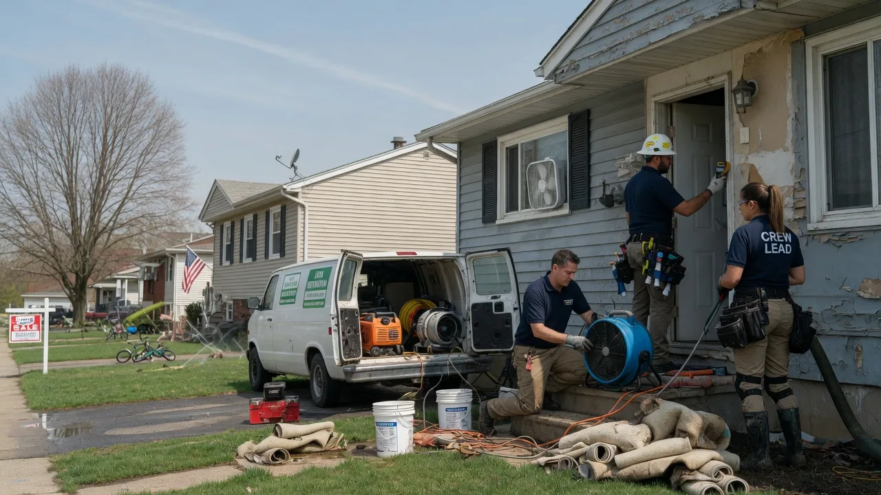 Flood Cleanup in Bonaparte, IA near me